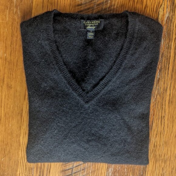 Black Cashmere Charter Club Sweater S - Picture 1 of 8